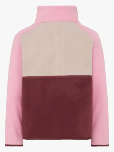 Bilde av Didriksons Monte kids fleece sett Anemon Red